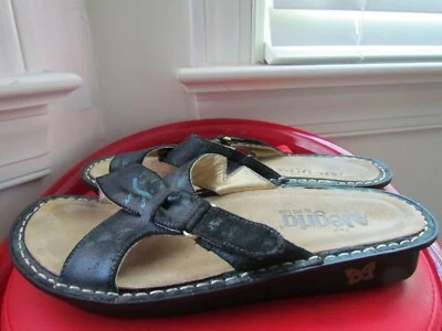 ALEGRIA LEATHER WOMEN'S SANDALS SIZE 39 (EUROPEAN) Foto 1 de 4