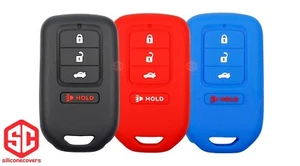 3x New KeyFob Remote Fobik Silicone Cover Fit / For Select Honda Vehicles - Picture 1 of 4