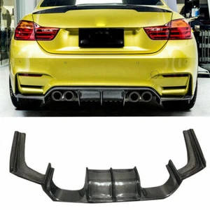 Rear Bumper Diffuser Lip Carbon Fiber For BMW F80 M3 F82 F83 M4 15-20 PSM Style - Bild 1 von 8
