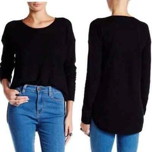 Madewell Women's Black Chronicle Texture Pullover Sweater Size Small NEW - Picture 1 of 6