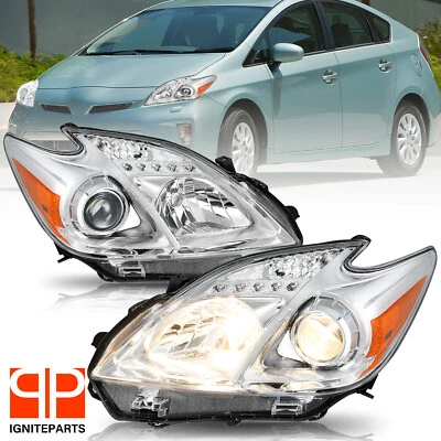 Juego de pares de faros para Toyota Prius 2012 2013 2014 2015 Foto 1 de 2