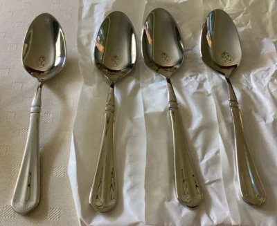 Mikasa Stainless FRENCH COUNTRYSIDE 4 Teaspoons Unused Flatware 18/10 Vietnam