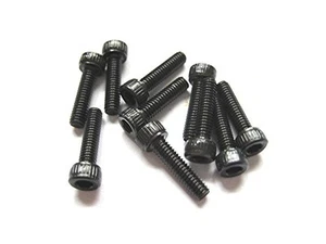 10x Stahl Zylinderkopf-Schraube M2,5x10 DIN912 12.9 Zylinder-Schrauben - Foto 1 di 1