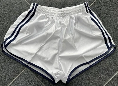 Herren kurze Hose Short Glanz Nylon Shiny Sprinter Vintage Größe Taille 84 - Bild 1 von 4