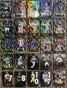 2024 Select Football Card Lot of 25 Cards Inserts Paralells #’d Die-Cut Burrow - Bild 1 von 10