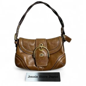 Coach 10317 Small Soho Flap Shoulder Bag Black Leather Classic Compact Purse - Bild 1 von 8