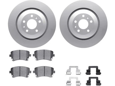 Kit de pastillas de freno y rotor trasero fricción dinámica para Audi S8 2007-2009 76831PXBW Foto 1 de 2
