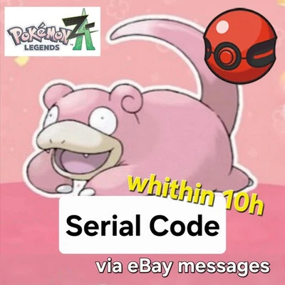 [SOLO CÓDIGO] Slowpoke in Cherish Ball - Pokémon Legends Z-A - Pokemon Center Code Foto 1 de 2