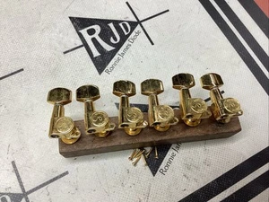 Schaller Tuners Tuning Keys Pegs Heads M6 Germany Inline Right Gold - Picture 1 of 2