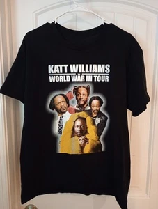 T-shirt Katt Williams World War III Tour rara commedia uomo grande double face - Foto 1 di 4
