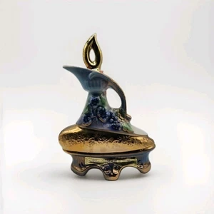 Beam's 185 Months Grape Clusters Blue & Gold 1977 Whiskey Decanter W Box....R1W2 - Picture 1 of 6