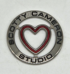 Scotty Cameron Studio 2010 Valentine's Heart Coin Ball Marker - Picture 1 of 2