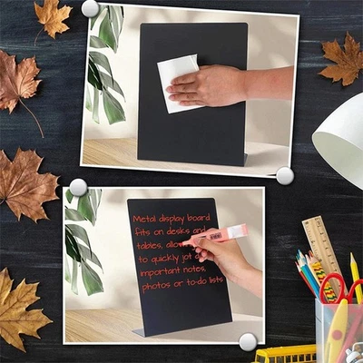 Magnetic Bulletin Board Desktop Memo Board for Dorm Party Buffet Festival - Image 1 of 4