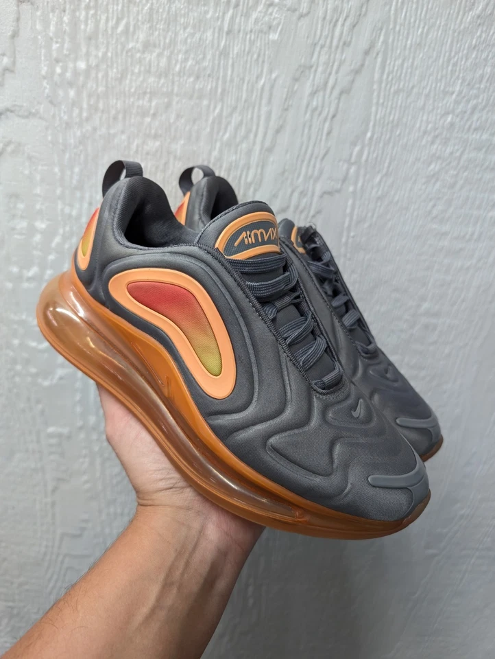 Nike Air Max 720 Gunsmoke Naranja Tenis Zapatos de Baloncesto AQ3196-004 Talla 6Y Foto 1 de 4