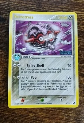 Pokemon Forretress 6/115 Ex Unseen Forces Reverse Holo Rare - Image 1 of 4