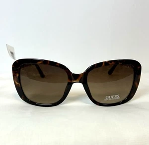 NWT Guess Women GF6138 UV Protection Full Rim Sunglasses, Havana/Brown - Picture 1 of 8