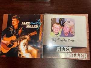 Alex Miller 2 CD LOT - Country & My daddy’s Dad- America Idol Alum-Rare - Picture 1 of 2