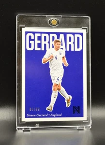 2017 Panini Nobility Blue /99 Steven Gerrard #73 Liverpool England - Picture 1 of 3