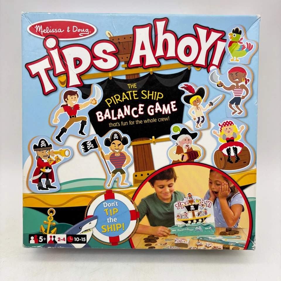 Tips Ahoy El Barco Pirata Juego de Equilibrio COMPLETO Melissa & Doug Niños Niños Foto 1 de 4