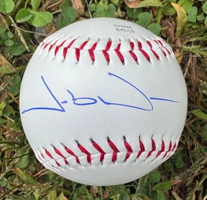 Von Jacob Wilson signierter Rawlings Baseball Oakland Athletics A’s Star Rookie - Bild 1 von 2