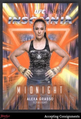 2025 Topps Midnight UFC Insomnia Dusk #IN18 Alexa Grasso 53/75 - Image 1 of 2