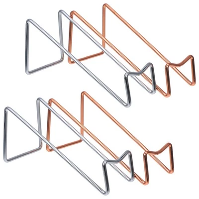  4 Pcs Bottle Metal Holder Vine Stand Holders Modern Display Rack - Image 1 of 4