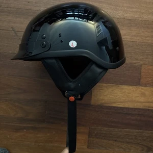Motorcycle HALF Helmet FUEL HHGL1 FMVSS No.218 Size L 59-60cm - Foto 1 di 8