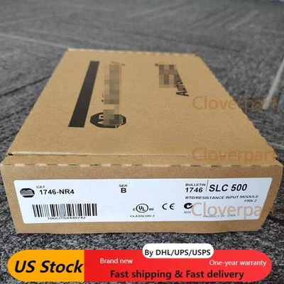 Sealed AB 1746-NR4 SER B SLC 500 RTD Resistance PLC Module 1746NR4 US Free Tax - Image 1 of 4