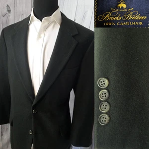 Blazer Brooks Brothers Hombre Camelhair 43R 44R Verde Oliva Abrigo Deportivo Chaqueta - Imagen 1 de 19