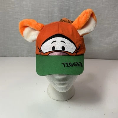 Boné de beisebol Disney World Tigger chapéu orelhas laranja cauda ajustável criança/criança - Imagem 1 de 4