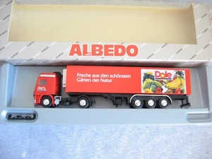 Z391* Albedo 1:87 Volvo Kofferauflieger-Dole-Frische a.d.schönsten Gärten OVP - Picture 1 of 2