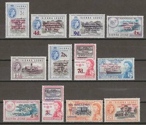SIERRA LEONE 1963 SG 273/284 MNH - Picture 1 of 2