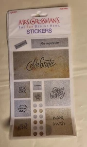 Mrs. Grossman's Scrapbook Metal Captions "Celebrate" - 15 Sheets - Picture 1 of 2