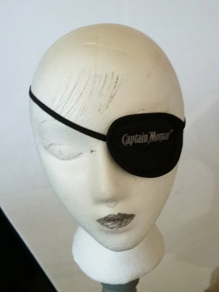 Captain Morgan's Pirate Eye Patch Black - Image 1 of 4
