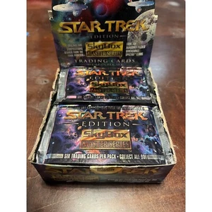 Skybox 1993 Star Trek Edition Master Series Trading Card 6 pack - Sealed - - Picture 1 of 2
