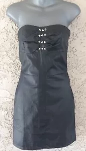 Damenkleid C. LUCE schwarz "Kunstleder" Größe S neu mit Etikett - Bild 1 von 7