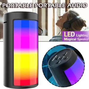 Horn Speaker Portable LED Wireless Speaker with Bluetooth USB/AUX/FM Radio Light - Picture 1 of 14