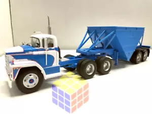 Camion clásico americano DODGE LCF CT 900 con remolque carga, 1960 (Escala 1/43) - Imagen 1 de 9