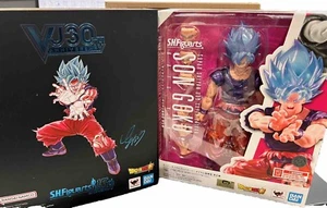 BANDAI S.H. Figuarts Super Saiyan God Son Goku Kaioken Vjump 30th - Imagen 1 de 9