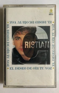 CRISTIAN CASTRO - EL DESEO DE OIR TU VOZ - 1996 MEXICAN TAPE ALBUM, LATIN POP - Picture 1 of 4