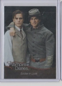 The Vampire Diaries Season 1 Insert Trading Card Foil #F08 Soldier in Love - Picture 1 of 1