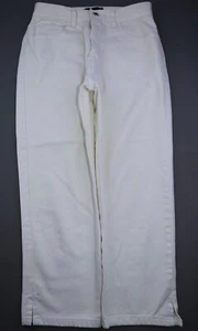 Pantalones de mezclilla vintage para mujer Team Tactics tiro alto corte recto EE. UU. blancos talla 4 (27x23) - Imagen 1 de 7