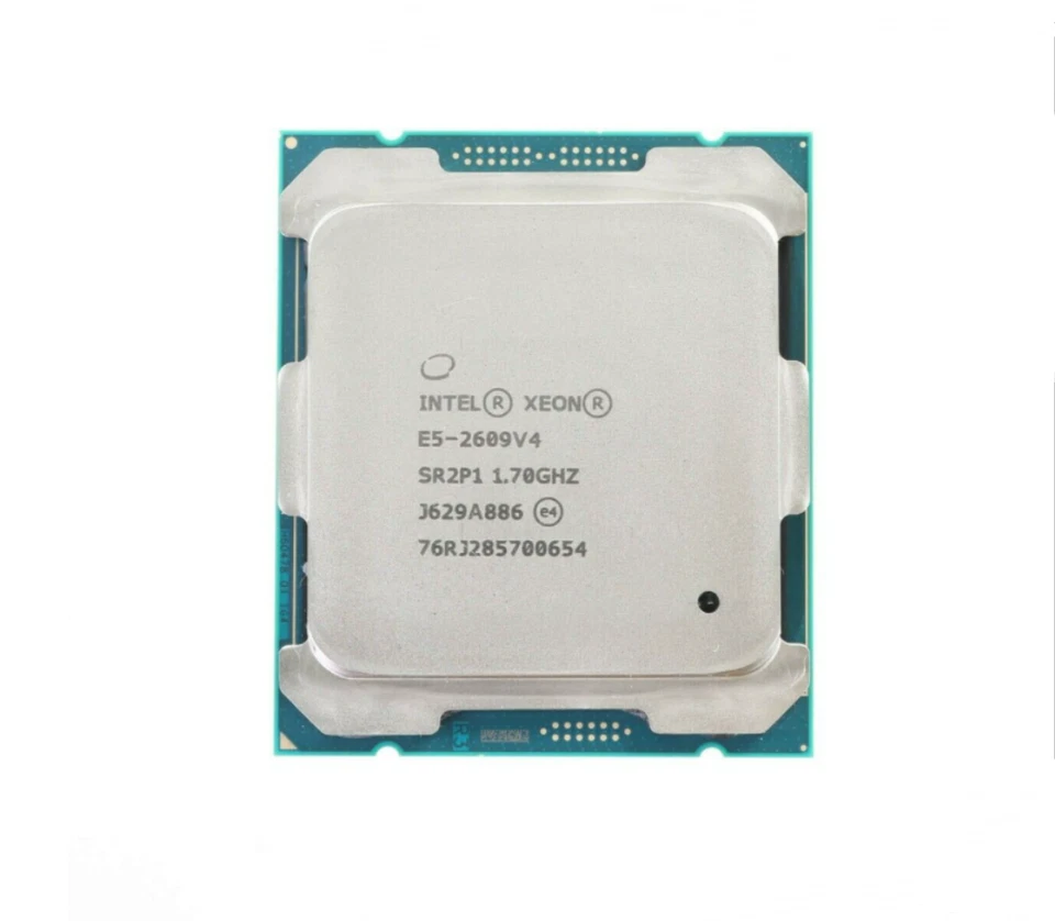 INTEL XEON E5-2609 V4 CPU PROCESSOR 8 CORE 1.70GHZ 20MB L3 CACHE 85W SR2P1 - Image 1 of 1