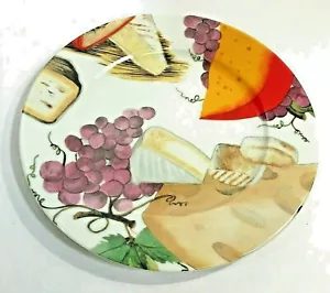 EMAIL DE LIMOGES STILL LIFE FRUIT PEARS 7 1/2” SALAD PLATE St Martin - Picture 1 of 9