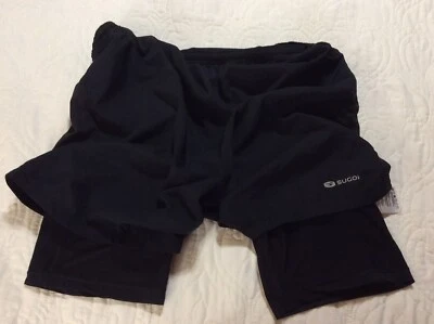 Sugoi Men's Black Shorts Built-in Stretch Shorts Cycling Pockets Size L Unpadded - Image 1 of 4