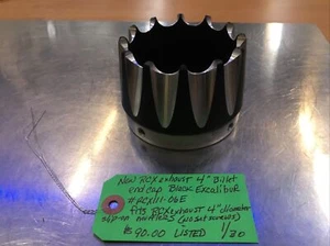 "Tapa de escape RCX de 4"" negra Excalibur #RCX111-06E" - Imagen 1 de 6