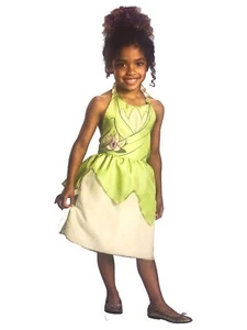 Disguise Girls Disney Princess Tiana Halloween Costume Dress Small (4-6) - Picture 1 of 1
