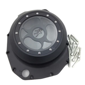 Replacement Black Engine Clutch Stator Cover Glass For Suzuki Hayabusa GSX1300R - Picture 1 of 5