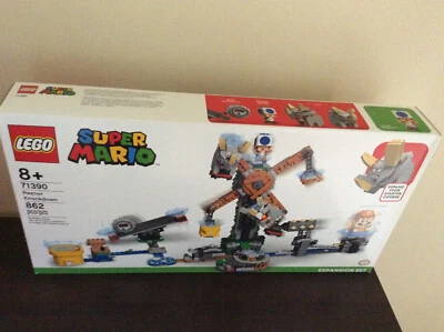 New LEGO Super Mario #71390 Reznor Knockdown Expansion Set 862pcs Blue Toad - Image 1 of 2