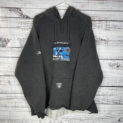 Vintage Reebok NFL Equipment 2010 Pro-Bowl All-Star Game Hoodie Men’s XL/XXL Cover